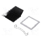 Radiator extrudat, aluminiu, 42.5mm x 42.5mm, neagra, Advanced Thermal Solutions - ATS-51425R-C1-R0