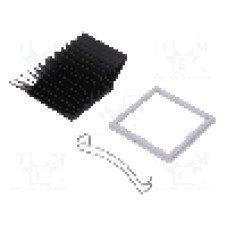 Radiator extrudat, aluminiu, 42.5mm x 42.5mm, neagra, Advanced Thermal Solutions - ATS-51425R-C1-R0