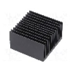 Radiator extrudat, aluminiu, 42.5mm x 42.5mm, negru, Advanced Thermal Solutions - ATS-54425W-C1-R0