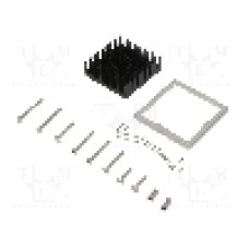 Radiator extrudat, aluminiu, 42mm x 42mm, neagra, Advanced Thermal Solutions - ATS-61425K-C1-R0