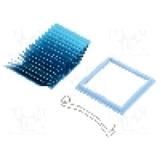 Radiator extrudat, aluminiu, 45mm x 45mm, albastru, Advanced Thermal Solutions - ATS-50450P-C1-R0