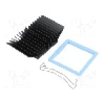 Radiator extrudat, aluminiu, 45mm x 45mm, neagra, Advanced Thermal Solutions - ATS-51450R-C1-R0