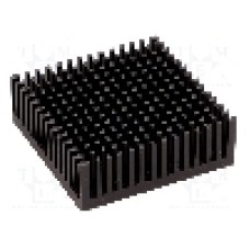 Radiator extrudat, aluminiu, 48.3mm x 48.3mm, neagra, FISCHER ELEKTRONIK - ICKPGA19X19