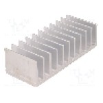 Radiator extrudat, aluminiu, 50mm x 124mm, STONECOLD - 