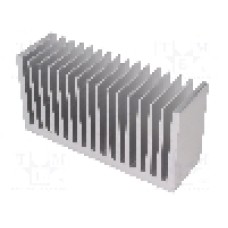 Radiator extrudat, aluminiu, 50mm x 160mm, naturala, FISCHER ELEKTRONIK - SK 627 50 AL