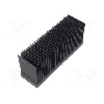 Radiator extrudat, aluminiu, 50mm x 174mm, neagra, FISCHER ELEKTRONIK - SK 623 50 SA