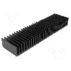 Radiator extrudat, aluminiu, 50mm x 200mm, neagra, FISCHER ELEKTRONIK - SK42/50/SA
