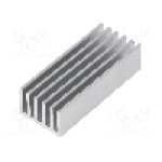 Radiator extrudat, aluminiu, 50mm x 21mm, aluminiu, FISCHER ELEKTRONIK - SK  653  50  AL