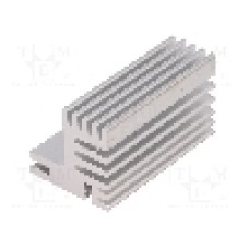 Radiator extrudat, aluminiu, 50mm x 30mm, naturala, FISCHER ELEKTRONIK - SK 609 50 AL