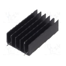 Radiator extrudat, aluminiu, 50mm x 30mm, neagra, STONECOLD - RAD-DY-GF/5