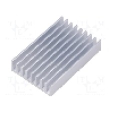 Radiator extrudat, aluminiu, 50mm x 33mm, naturala, FISCHER ELEKTRONIK - SK 635 50 AL