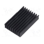 Radiator extrudat, aluminiu, 50mm x 33mm, neagra, FISCHER ELEKTRONIK - SK 635 50 SA
