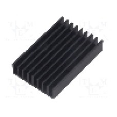 Radiator extrudat, aluminiu, 50mm x 33mm, neagra, FISCHER ELEKTRONIK - SK 635 50 SA