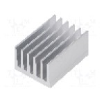 Radiator extrudat, aluminiu, 50mm x 36.8mm, naturala, FISCHER ELEKTRONIK - SK  657  50  AL