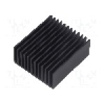 Radiator extrudat, aluminiu, 50mm x 45mm, neagra, FISCHER ELEKTRONIK - SK 626 50 SA