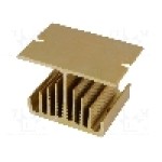 Radiator extrudat, aluminiu, 50mm x 75mm, auriu, ANLY ELECTRONICS - HS-060-50T