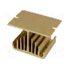 Radiator extrudat, aluminiu, 50mm x 75mm, auriu, ANLY ELECTRONICS - HS-060-50T