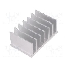Radiator extrudat, aluminiu, 50mm x 78mm, naturala, STONECOLD - 
