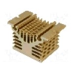 Radiator extrudat, aluminiu, 50mm x 80mm, auriu, ANLY ELECTRONICS - HS-060-50