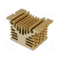 Radiator extrudat, aluminiu, 50mm x 80mm, auriu, ANLY ELECTRONICS - HS-060-50