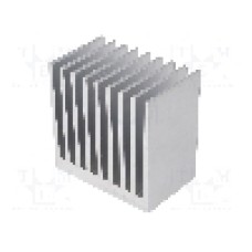 Radiator extrudat, aluminiu, 50mm x 80mm, naturala, FISCHER ELEKTRONIK - SK  655  50  AL