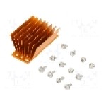 Radiator extrudat, aluminiu, 58mm x 23mm, auriu, Advanced Thermal Solutions - ATS-1181-C1-R0