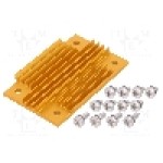 Radiator extrudat, aluminiu, 58mm x 37mm, auriu, Advanced Thermal Solutions - ATS-1098-C1-R0