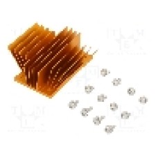 Radiator extrudat, aluminiu, 58mm x 37mm, auriu, Advanced Thermal Solutions - ATS-1101-C1-R0