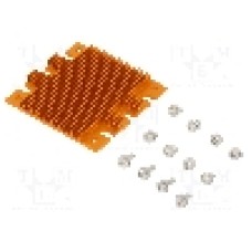 Radiator extrudat, aluminiu, 58mm x 61mm, auriu, Advanced Thermal Solutions - ATS-1143-C1-R0