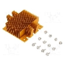 Radiator extrudat, aluminiu, 58mm x 61mm, auriu, Advanced Thermal Solutions - ATS-1146-C1-R0