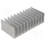 Radiator extrudat, aluminiu, 60mm x 124mm, STONECOLD - 