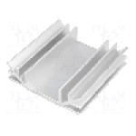 Radiator extrudat, aluminiu, 70mm x 70mm, STONECOLD - RAD-A4463/70