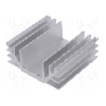 Radiator extrudat, aluminiu, 70mm x 74mm, STONECOLD - 
