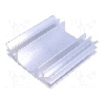 Radiator extrudat, aluminiu, 75mm x 70mm, STONECOLD - 