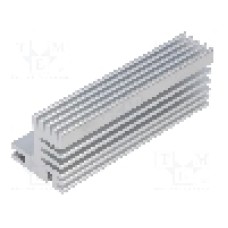 Radiator extrudat, aluminiu, 84mm x 30mm, naturala, FISCHER ELEKTRONIK - SK 609 84 AL