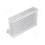 Radiator extrudat, aluminiu, 84mm x 55mm, naturala, FISCHER ELEKTRONIK - SK 610 84 AL