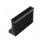 Radiator extrudat, aluminiu, 84mm x 55mm, neagra, FISCHER ELEKTRONIK - SK96/84/SA