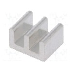 Radiator extrudat, aluminiu, 8mm x 10mm, FISCHER ELEKTRONIK - ICKSMDG8MI