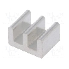 Radiator extrudat, aluminiu, 8mm x 10mm, FISCHER ELEKTRONIK - ICKSMDG8MI