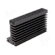 Radiator extrudat, aluminiu, 94mm x 55mm, neagra, FISCHER ELEKTRONIK - SK 610 94 SA