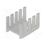 Radiator presat, aluminiu, 19.05mm x 13.21mm Radiator presat, aluminiu, 19.05mm x 13.21mm