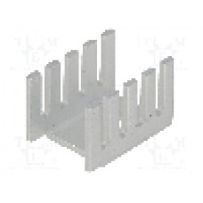 Radiator presat, aluminiu, 19.05mm x 13.21mm