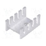 Radiator presat, aluminiu, 19.05mm x 13.21mm Radiator presat, aluminiu, 19.05mm x 13.21mm