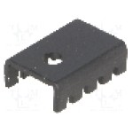 Radiator presat, aluminiu, 19.05mm x 13.21mm, neagra, STONECOLD - HS-S01 Radiator presat, aluminiu, 19.05mm x 13.21mm, neagra, STONECOLD - HS-S01