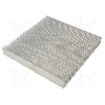 Radiator presat, aluminiu, 200mm x 200mm, naturala, STONECOLD - RAD-C20025/200