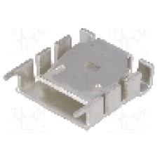 Radiator presat, aluminiu, 25.4mm x 25mm, FISCHER ELEKTRONIK - FK224MI2202