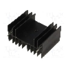 Radiator presat, aluminiu, 30mm x 40mm, neagra, STONECOLD - RAD-DY-KY/3