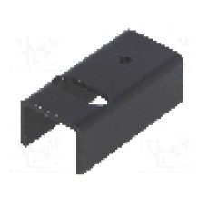 Radiator presat, aluminiu, 35mm x 17mm, neagra 