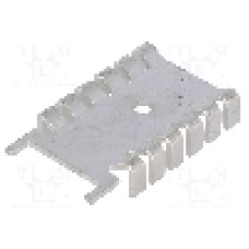 Radiator presat, bronz alb, 35.6mm x 22mm, FISCHER ELEKTRONIK - FK218MI32