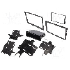 Rama adaptoare, 1 DIN, 2 DIN, Hyundai, Kia, neagra, METRA - 99-7358